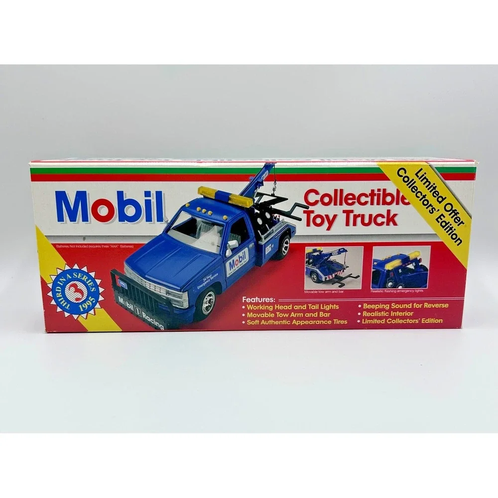 VTG‎ New in Box 1995 Mobil Collectible Chevrolet Tow Truck Limited Offer 1:24